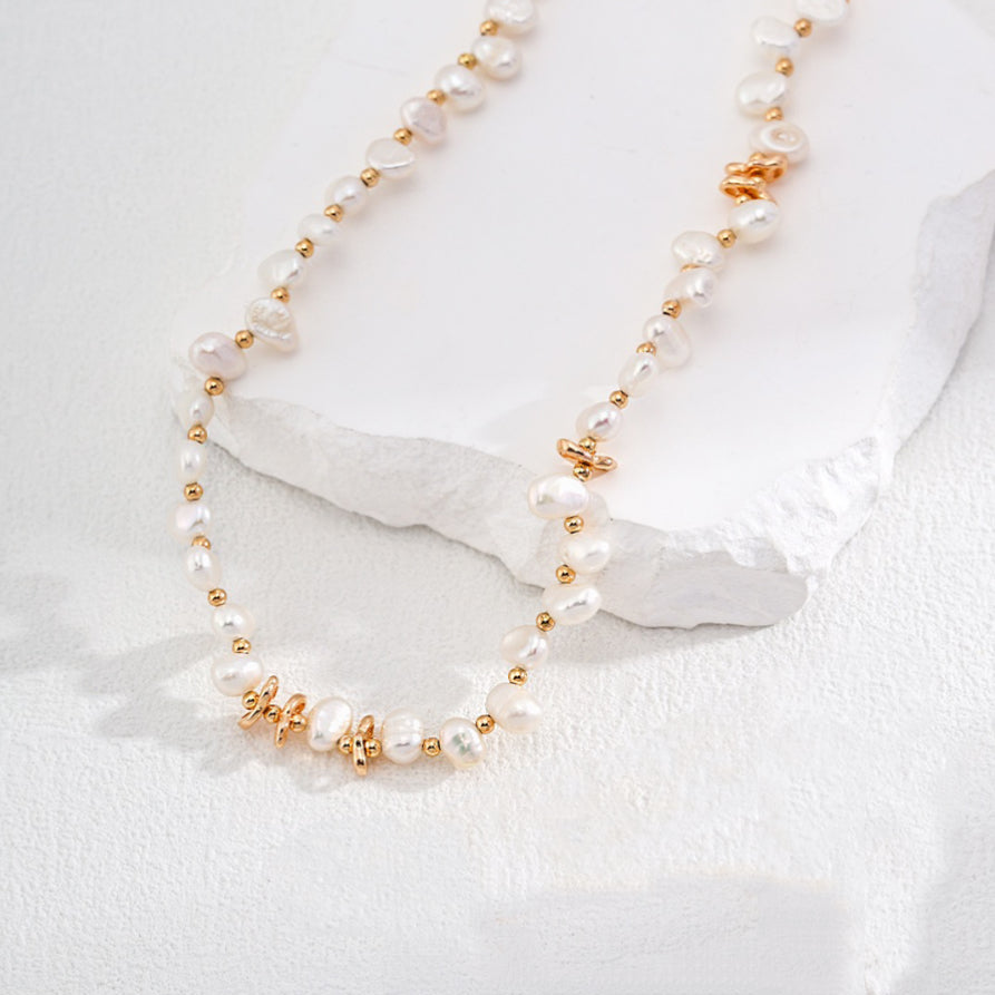 Natural Pearl Bracelet and Necklace