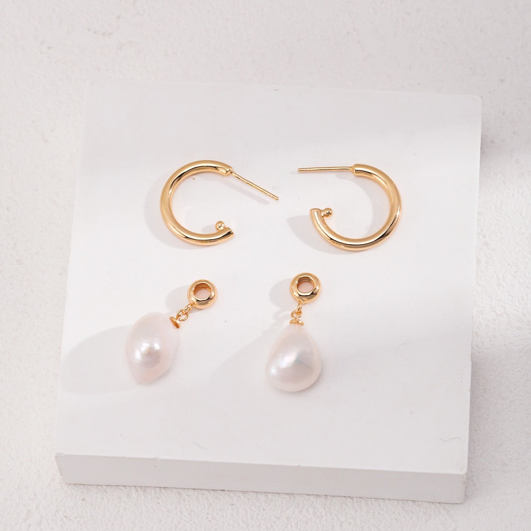 Elegant Pearl Drop Earrings