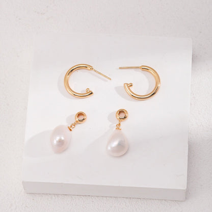 Elegant Pearl Drop Earrings