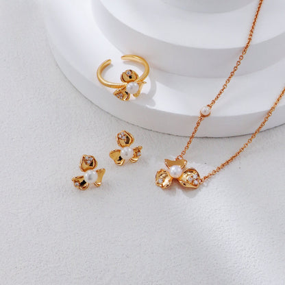 S925 Silver Petal Necklace